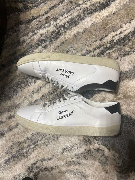 used mens ysl sneakers 11|saint laurent low top sneakers.